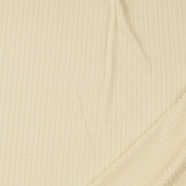 Rippenjersey - uni, natur